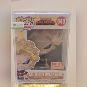 Funko Pop! Animation My Hero Academia All Might (Weakened) #648 Box Lunch Excl